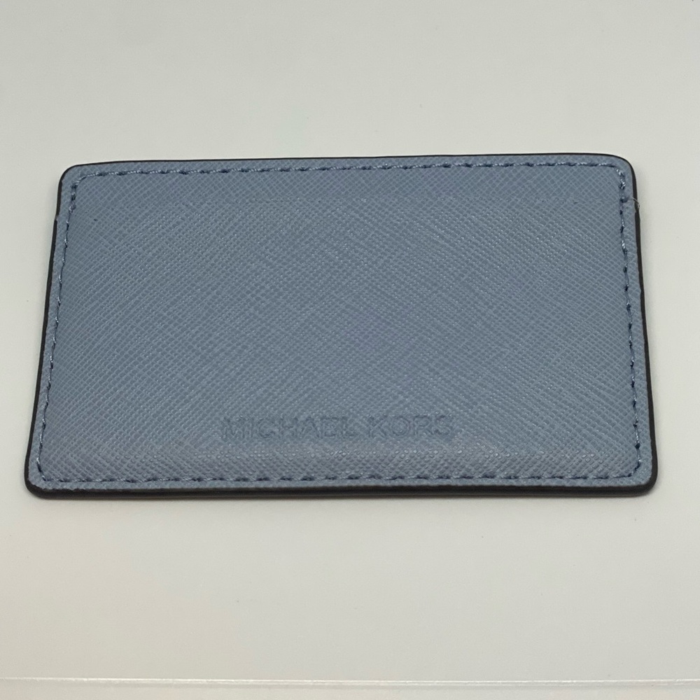 Michael Kors Light Blue Card Holder - Picture 4 of 5